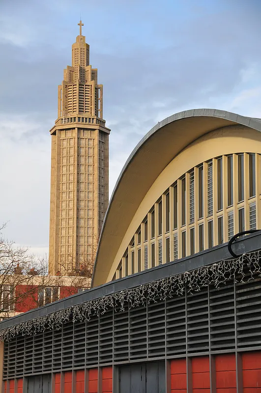 Quartier des Halles Centrales au Havre, à proximité du centre auditif
